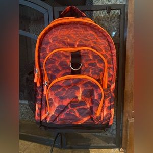 New Pottery Barn Teen “Hot Lava” Backpack, Size XL